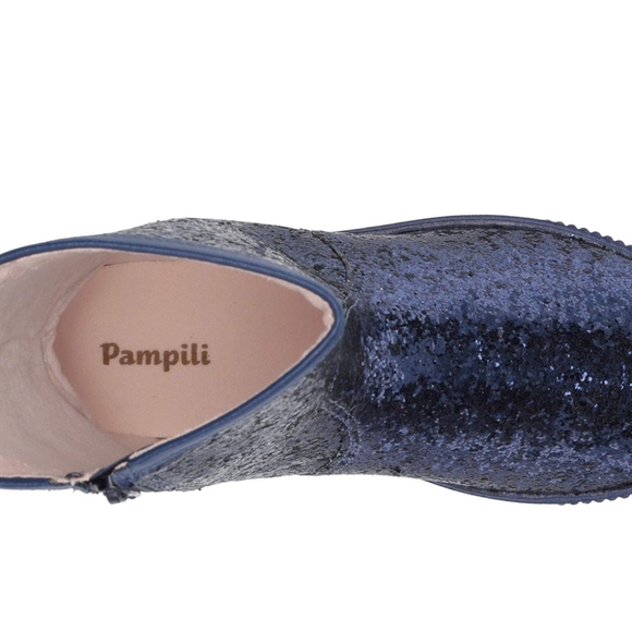 Pampili navy blue girl boot in a sz 3 little girl - Picture 2 of 2